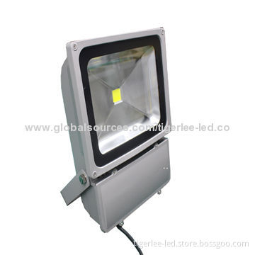 LED floodlight, 100w with 85-265V AC voltages, CE, RoHS approvals